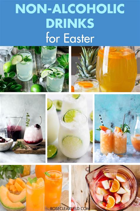 Raise a Glass of Fun with Delicious Non-Alcoholic Easter Drinks - A Guide to Refreshing and Festive Beverages for the Whole Family